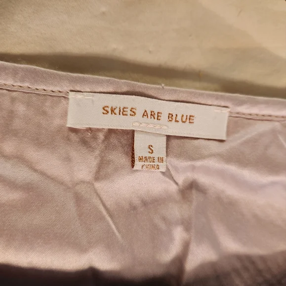 Skies Are Blue Top, Silver Sequined Cropped, Sz Small EUC Party, Cocktail, Club - Picture 12 of 14